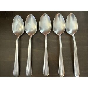 International Silver Silco Empire Tablespoon Place Spoon Replacement Lot-5 Pcs